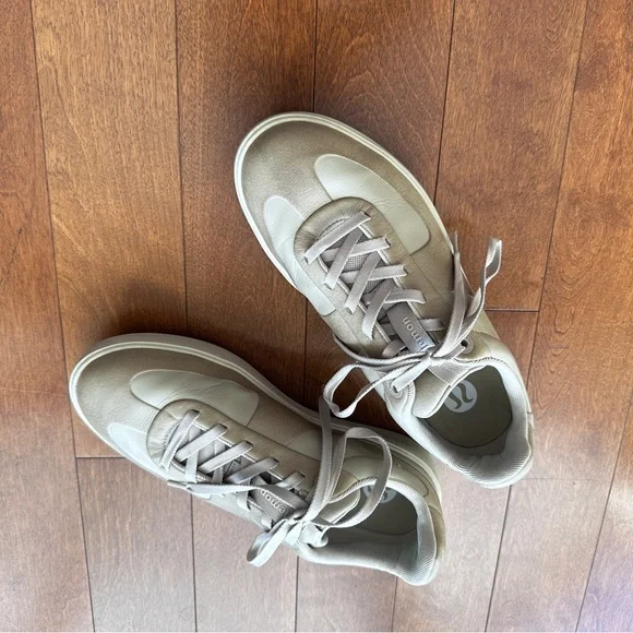 Lululemon Cityverse Leather beige Sneaker Women's Beige Athletic Shoes - Picture 9 of 10